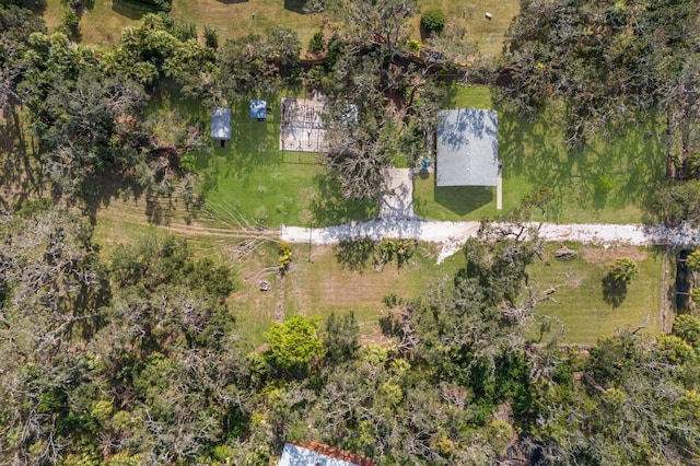 aerial view featuring a rural view