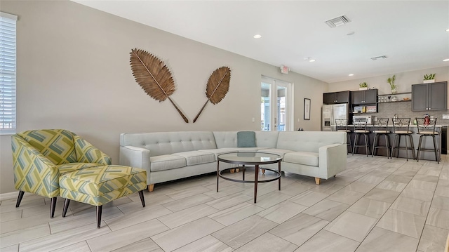 view of living room