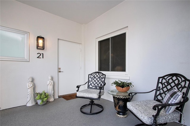 view of sitting room