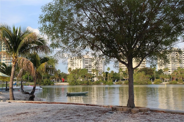 property view of water