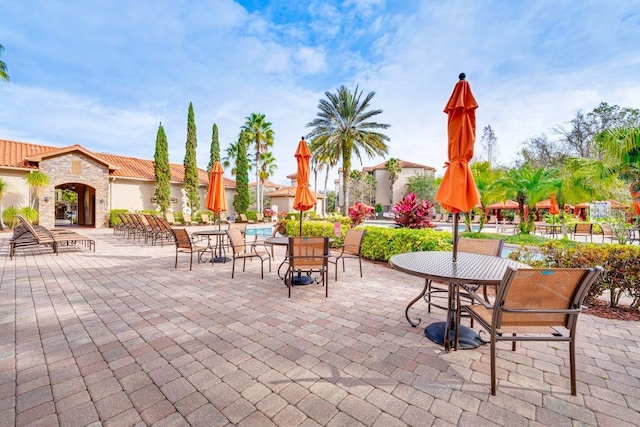 1301 Tuscan Ter Unit 9401, Davenport, FL 33896 - view of patio / terrace with a community pool
