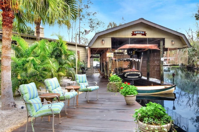 24120 Mink Rd, Astor, FL 32102 - dock featuring a deck