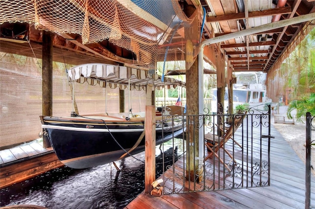 24120 Mink Rd, Astor, FL 32102 - dock area with boat lift