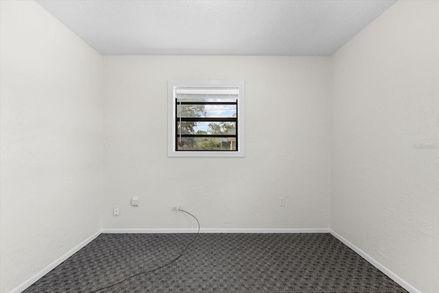 spare room with carpet floors