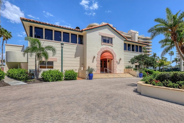 view of mediterranean / spanish house