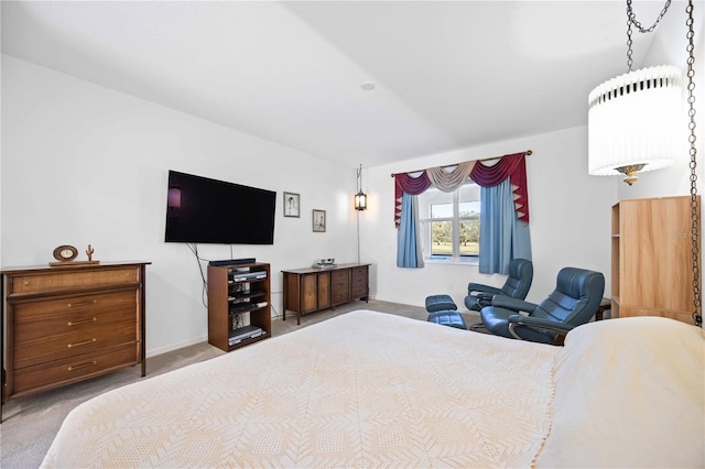 bedroom featuring carpet floors