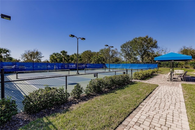 view of sport court