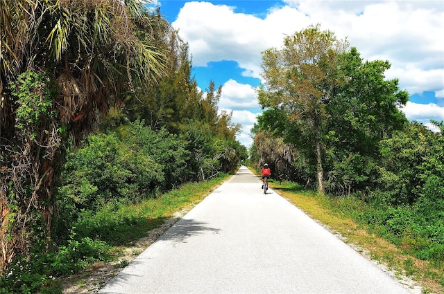 view of road