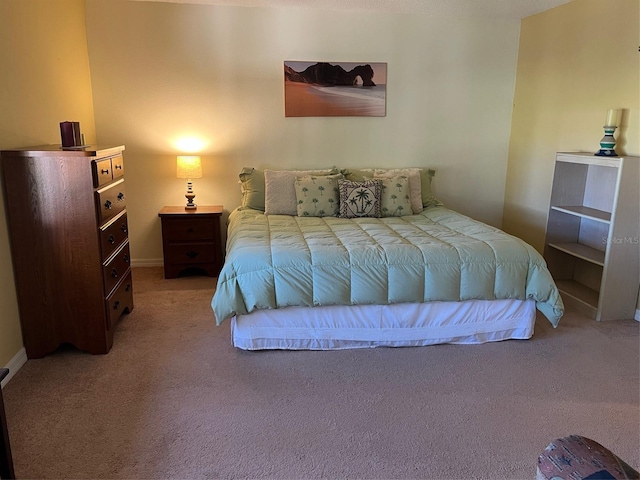 bedroom featuring carpet flooring