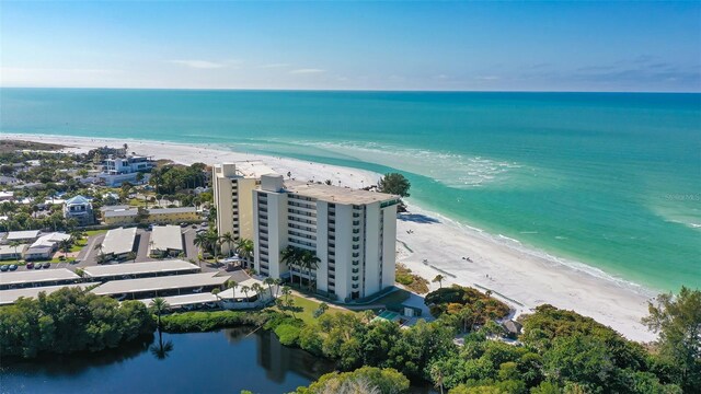 19 Whispering Sands Dr Unit 301, Sarasota, FL 34242 - aerial view of unending shoreline