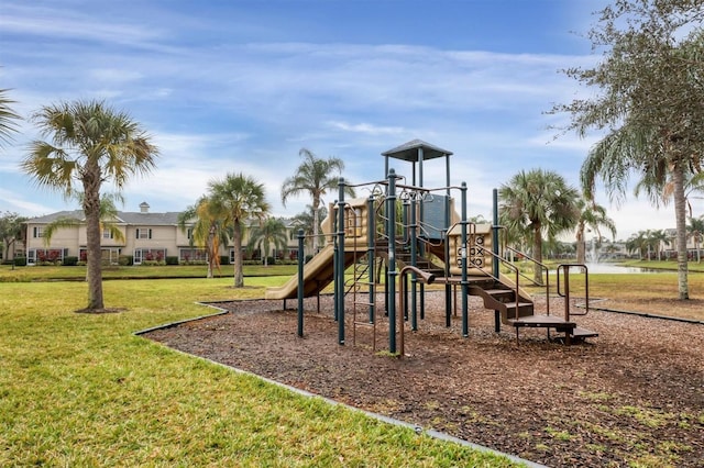 7664 Plantation Cir, Bradenton, FL 34201 - view of playground with a lawn
