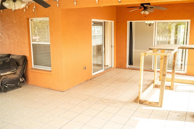 731 Cristelle Jean Dr, Ruskin, FL 33570 - view of patio / terrace featuring a ceiling fan