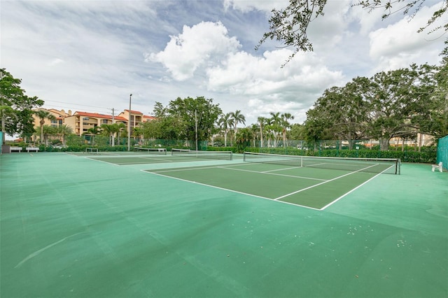 view of sport court