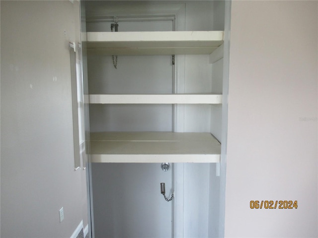 view of closet