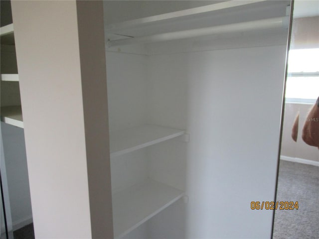 view of closet