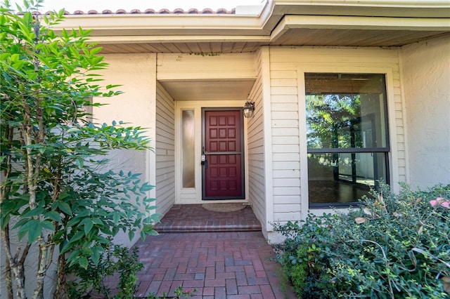 view of entrance to property