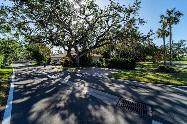 view of front of property with a front yard