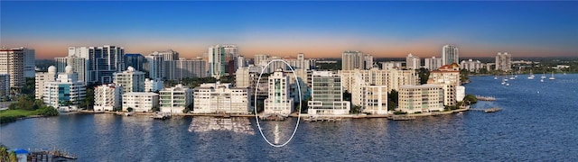 view of city featuring a nearby body of water