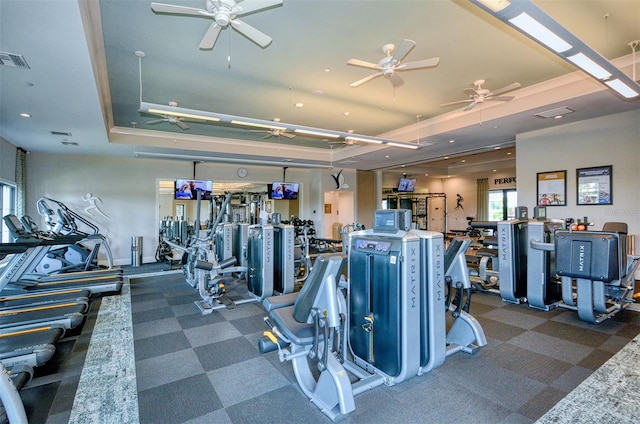 view of exercise room