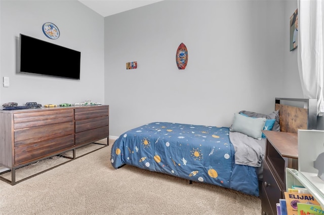 bedroom featuring carpet flooring