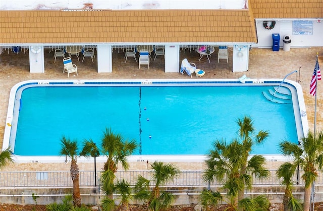 view of pool