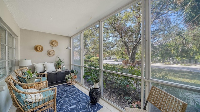 sunroom featuring a healthy amount of sunlight