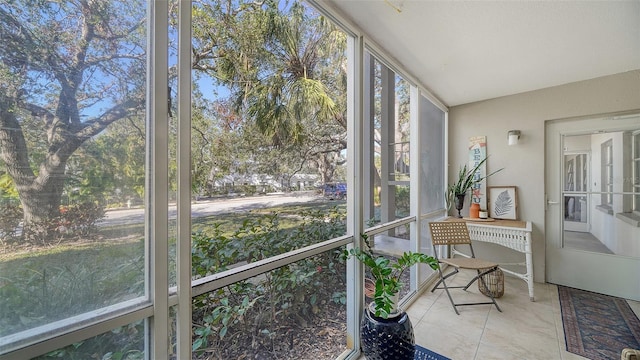 sunroom featuring a wealth of natural light