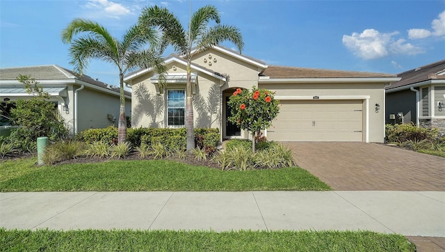 ranch-style house with a garage