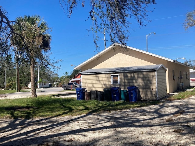 view of property exterior