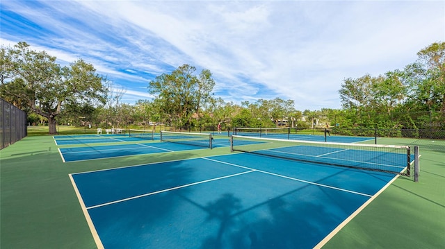 view of sport court with basketball court