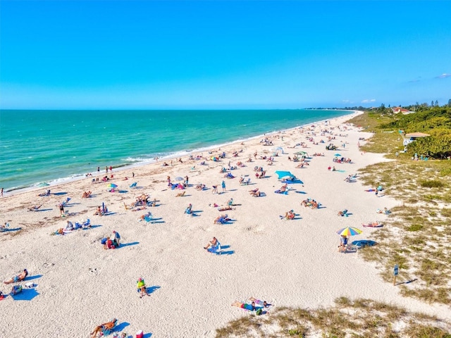 482 Rubens Dr E, Nokomis, FL 34275 - water view featuring nearby beach