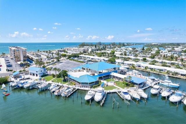 482 Rubens Dr E, Nokomis, FL 34275 - drone / aerial view of a large body of water and a marina