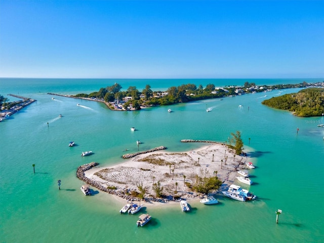 482 Rubens Dr E, Nokomis, FL 34275 - bird's eye view of a nearby body of water
