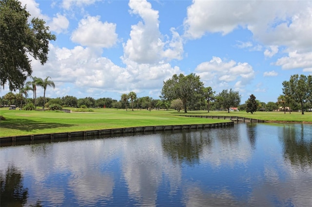 view of water feature