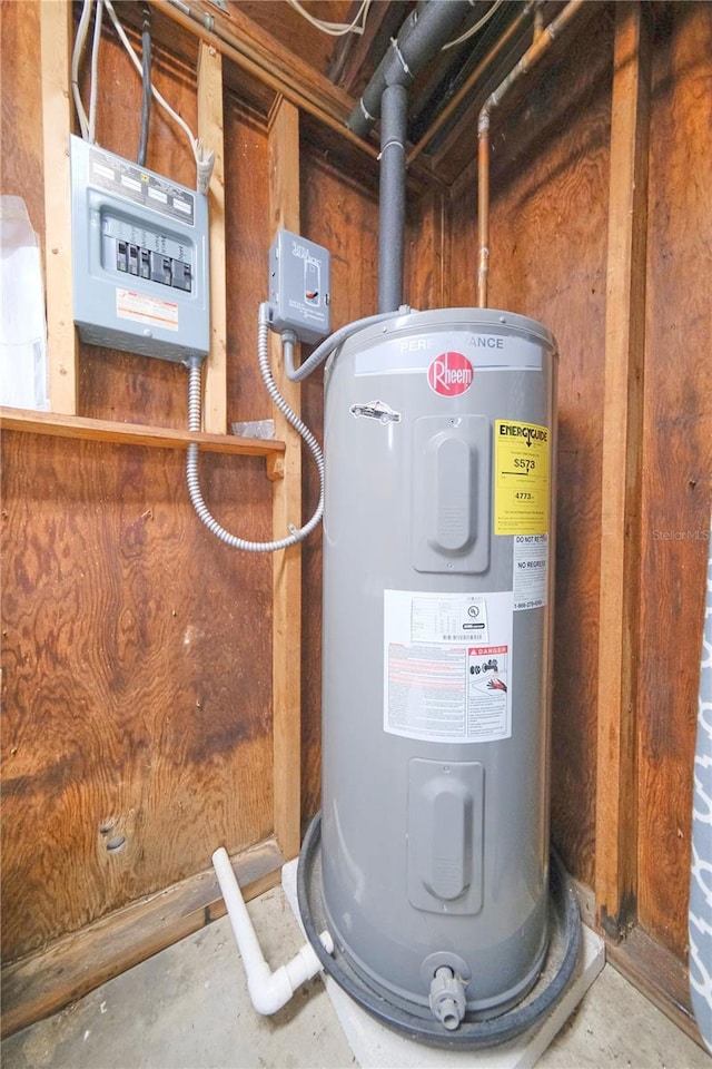 utilities featuring water heater