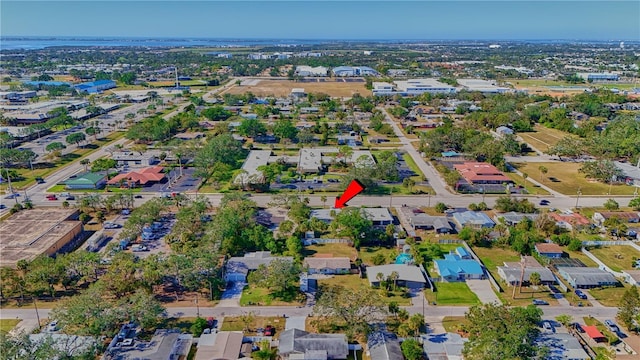 aerial view featuring a residential view