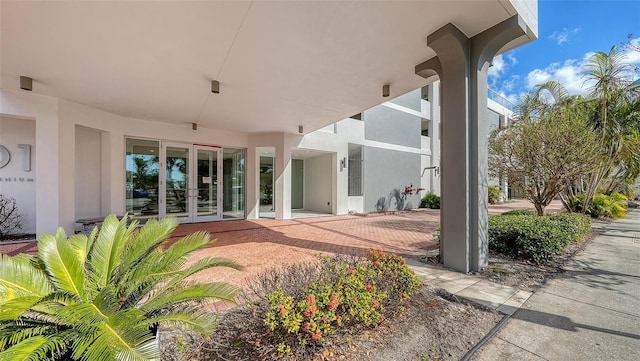 view of patio / terrace with french doors