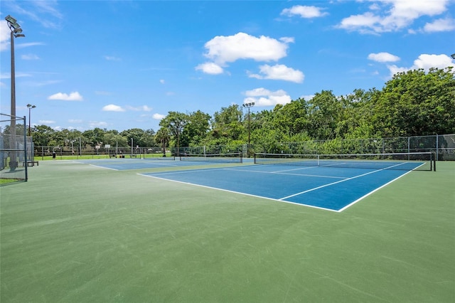 view of sport court with basketball court