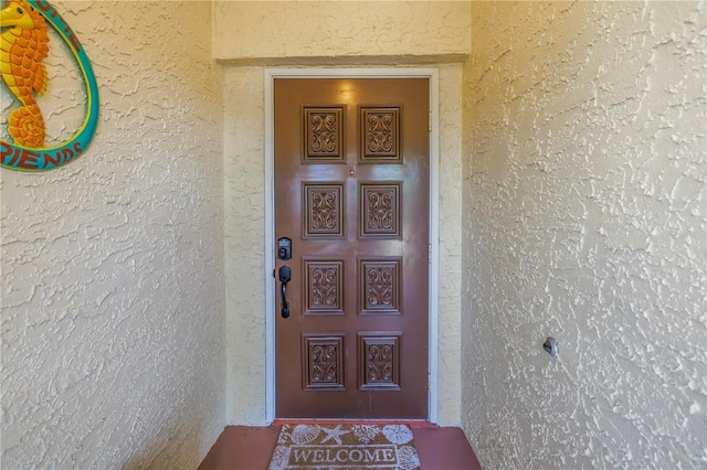 view of entrance to property