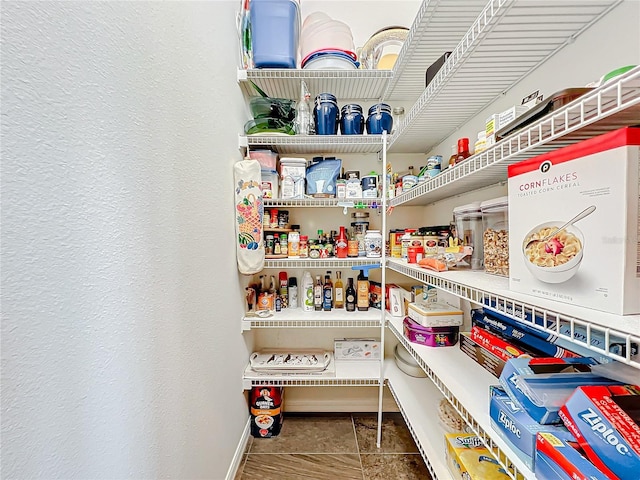 view of pantry