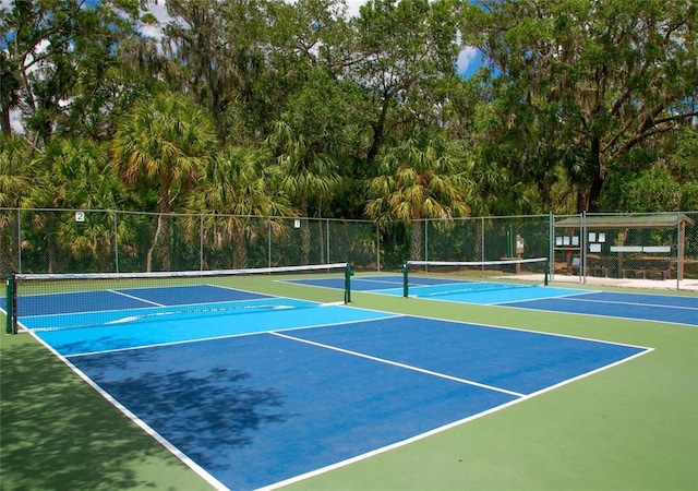 view of sport court with basketball court