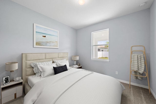 bedroom featuring carpet floors