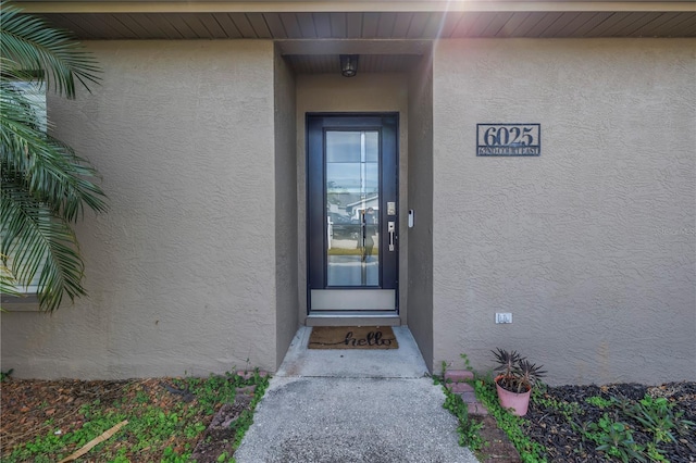 view of property entrance