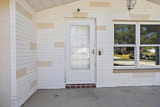 view of property entrance