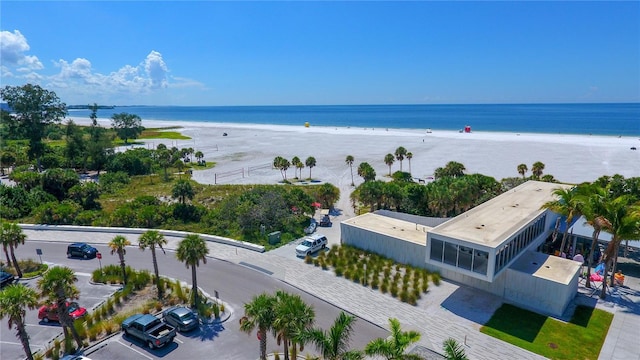 property view of water with a view of the beach