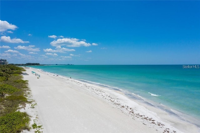 water view with a beach view