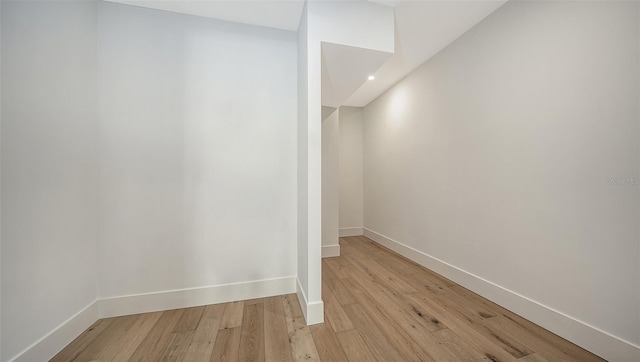 interior space featuring light hardwood / wood-style floors