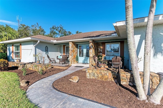 view of ranch-style home