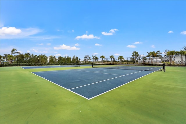 view of sport court featuring basketball court