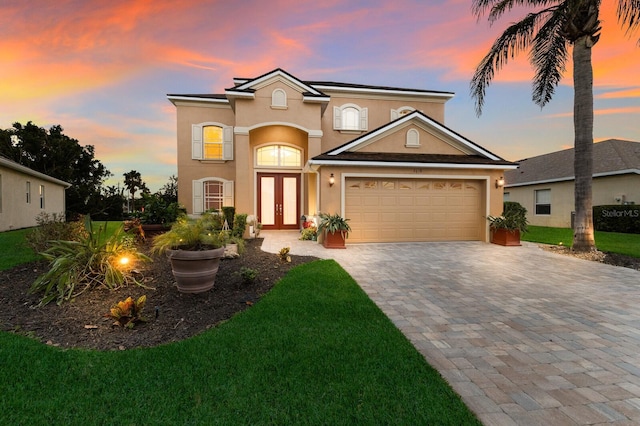 view of front of house featuring french doors